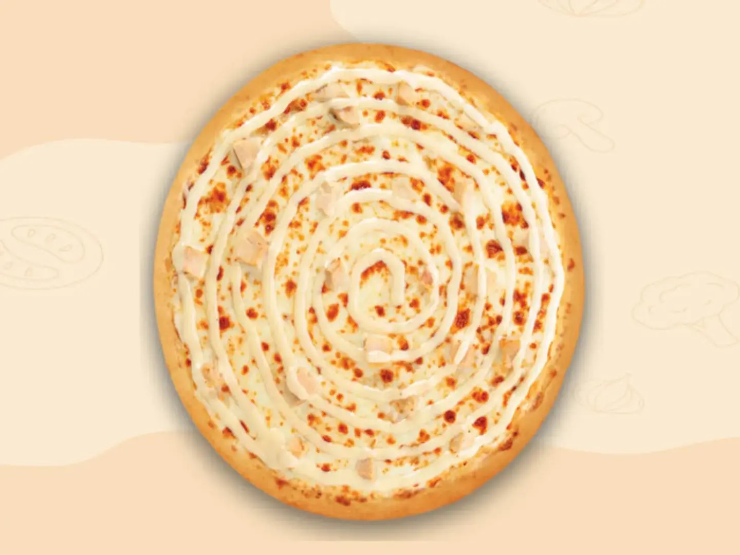 بيتزا دجاج رانش - صغير