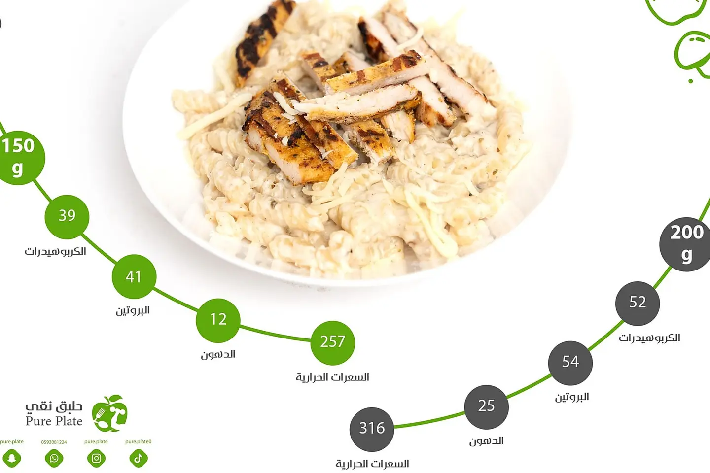 Pasta Pure Dish - 150 Grams