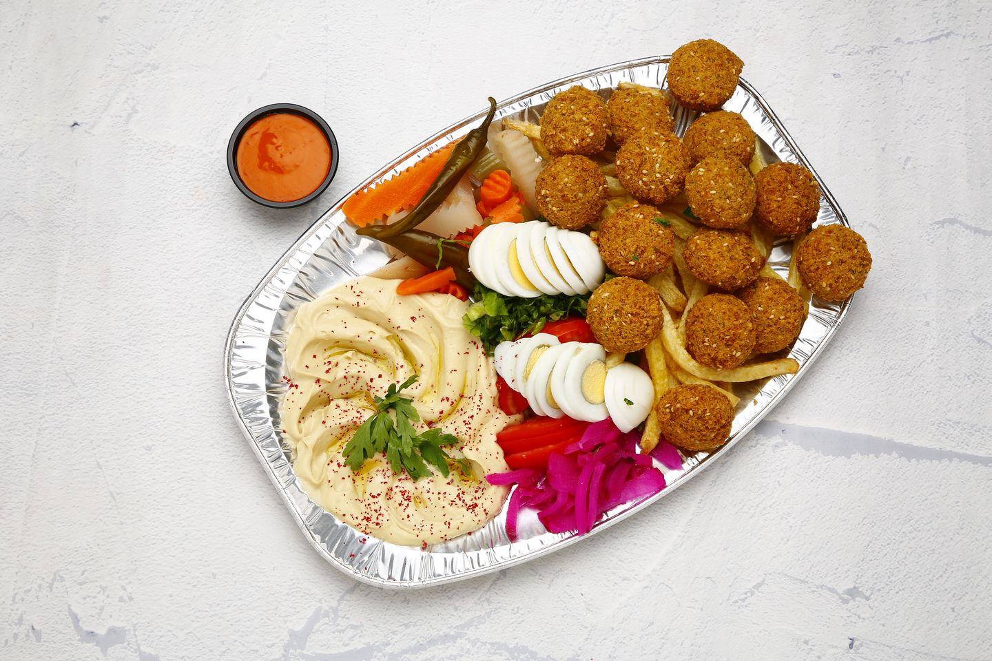 صحن فلافل - صغير