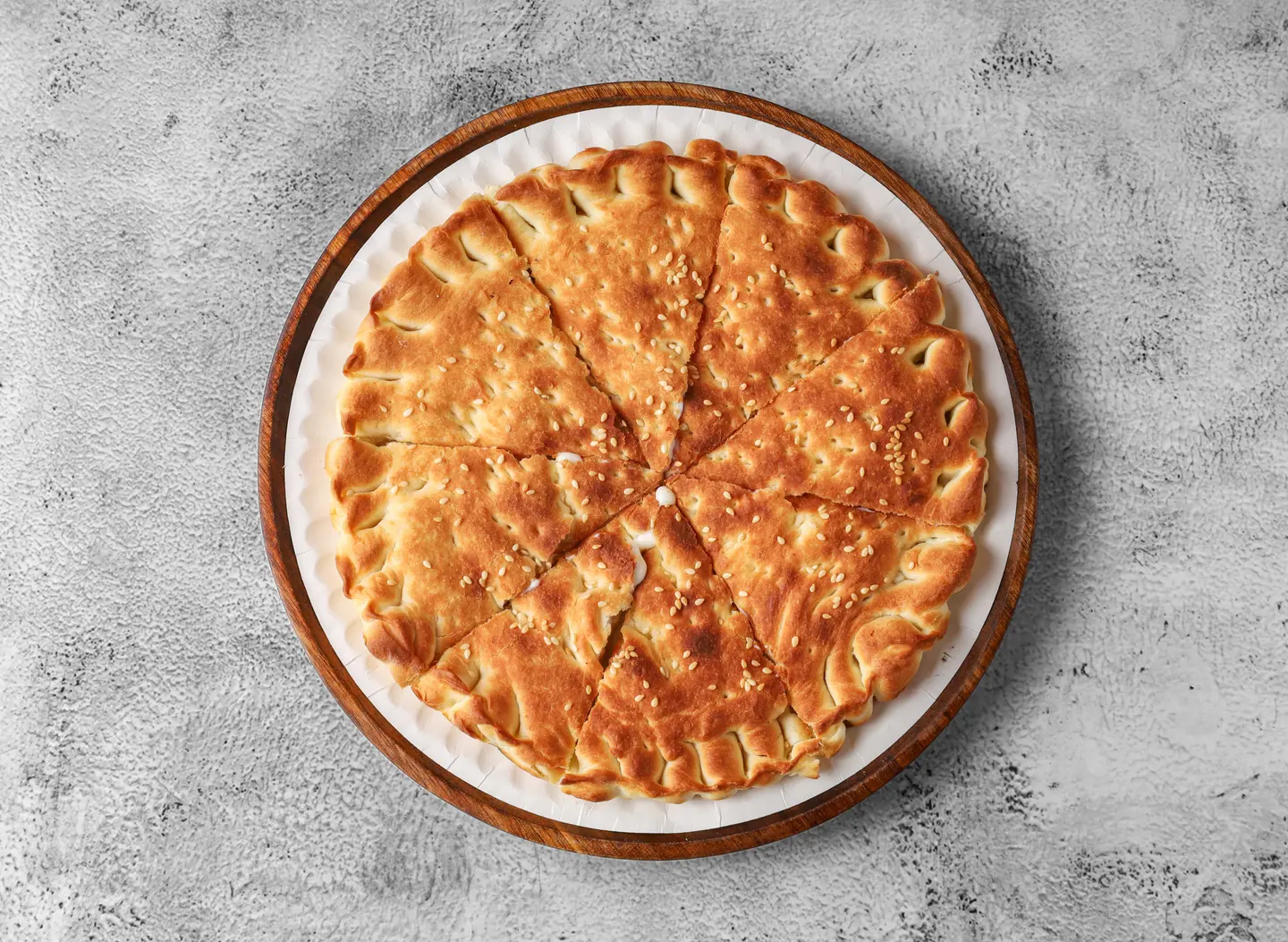 فطير مشكل أجبان - وسط