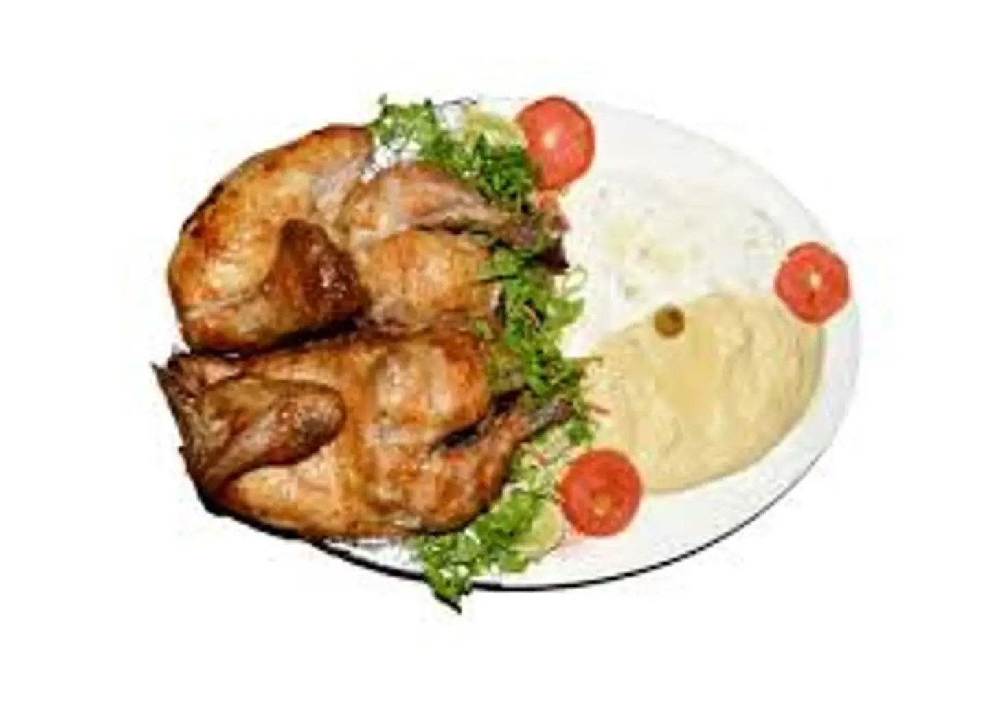 شوايا - نص حبة دجاج