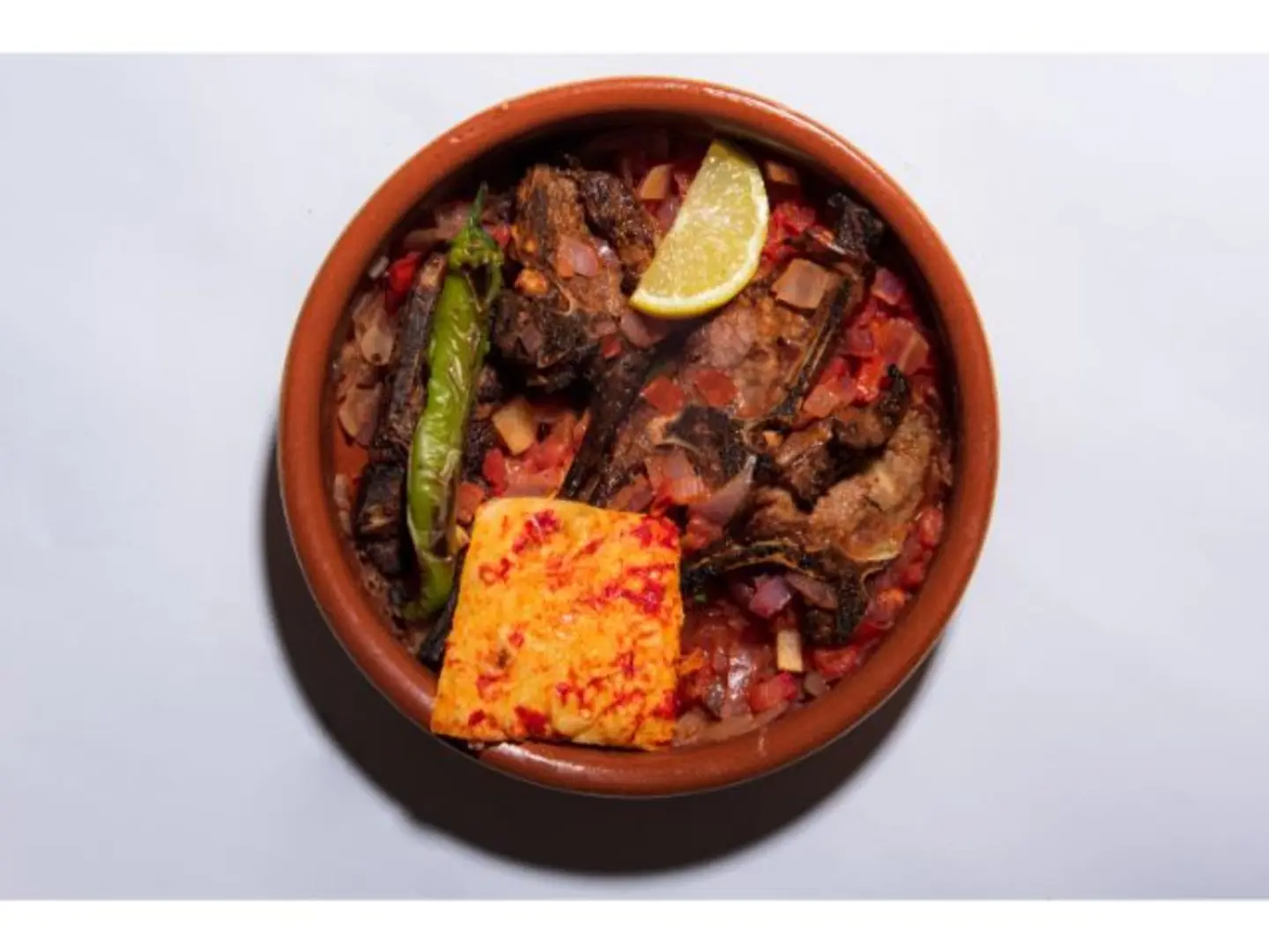 ريش بالفرن - مع رز وخضار