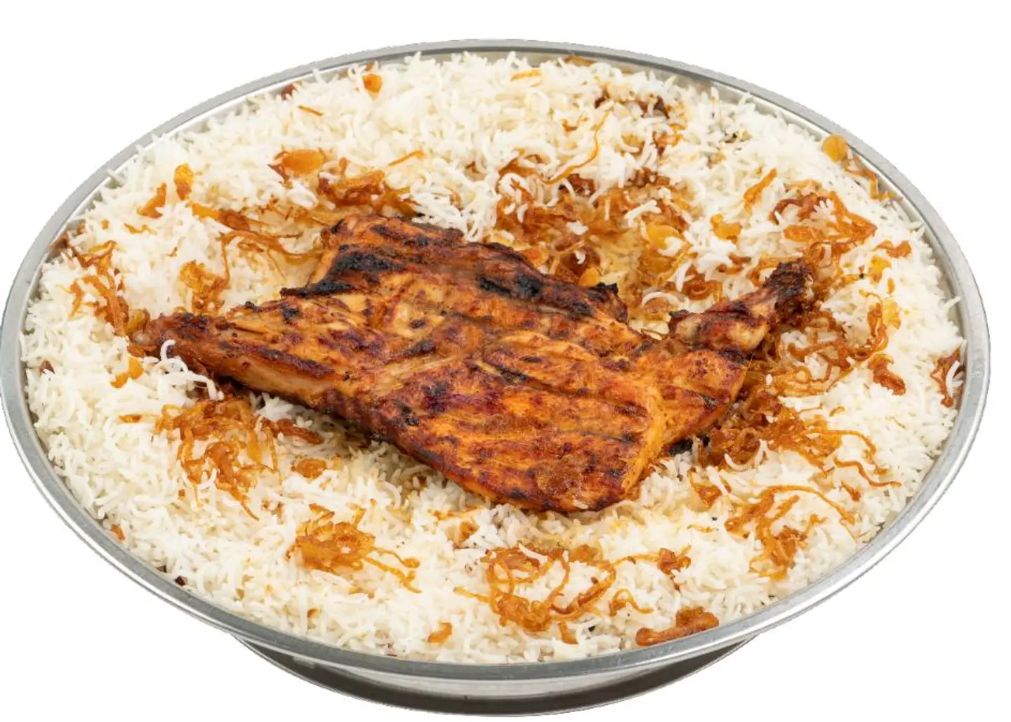 Charcoal Chicken With Rice - Half A Chicken