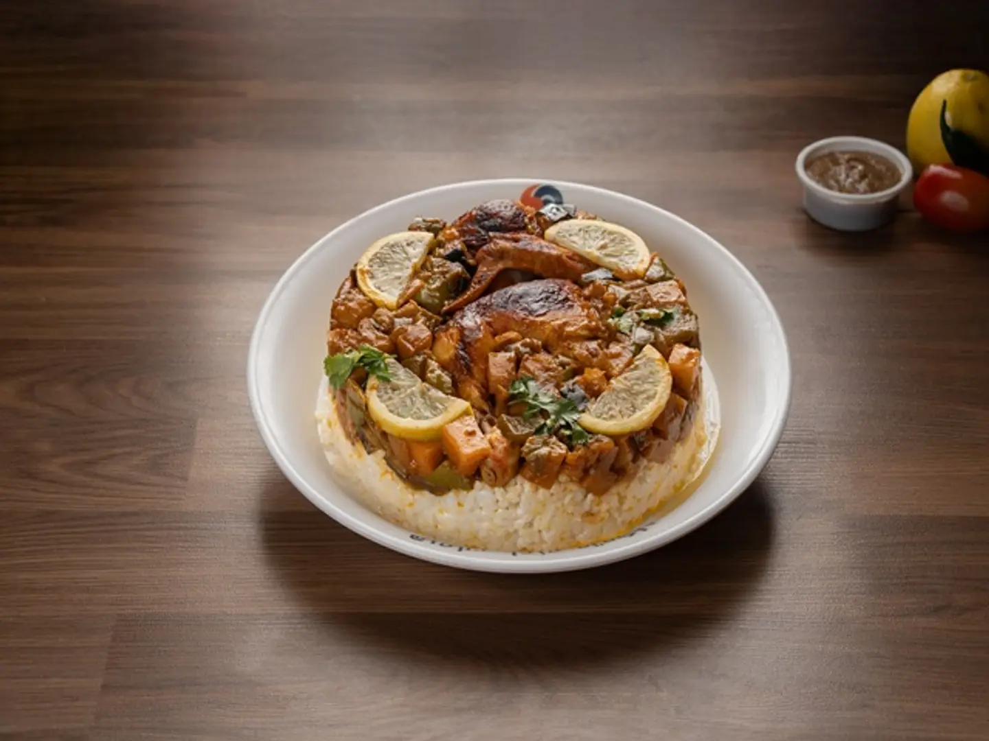 Chicken Maqluba (Saliq) - Half Chicken