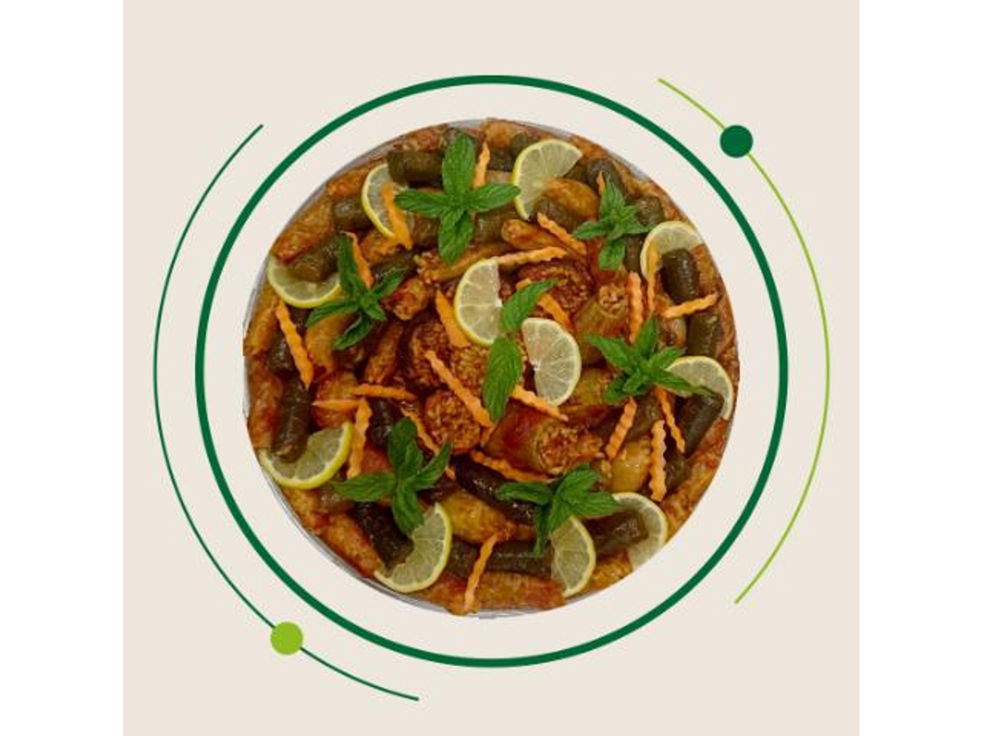 صينيه ورق عنب ومحاشي - صغير