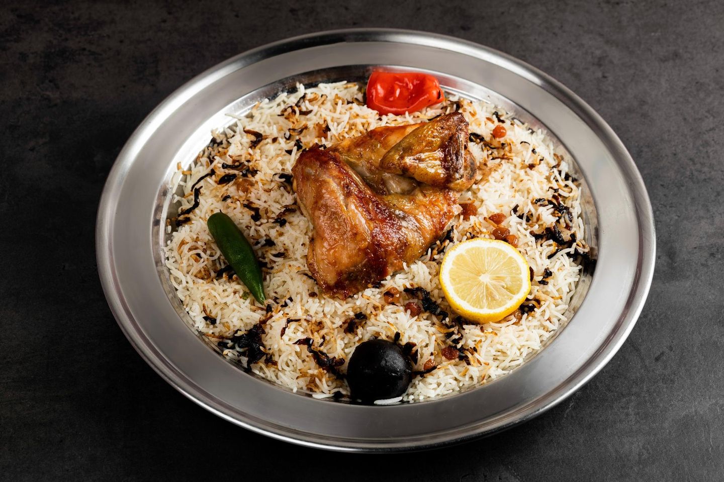 Grilled Chicken With Pishawari Rice - Half Chicken