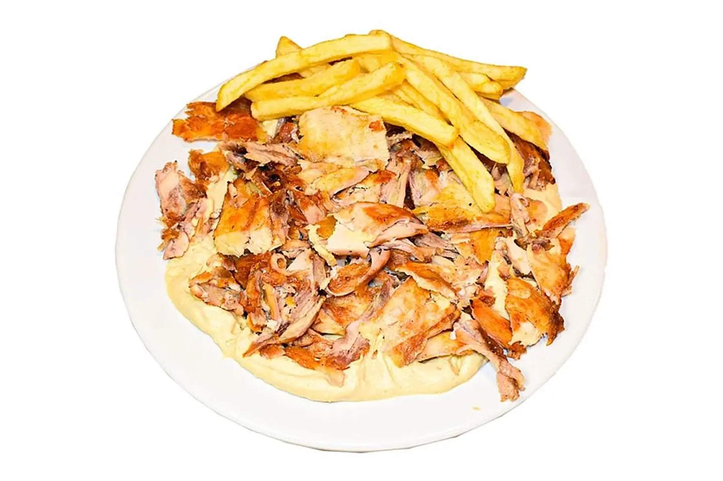 Sahwrma Hummus Plate - Middle Size