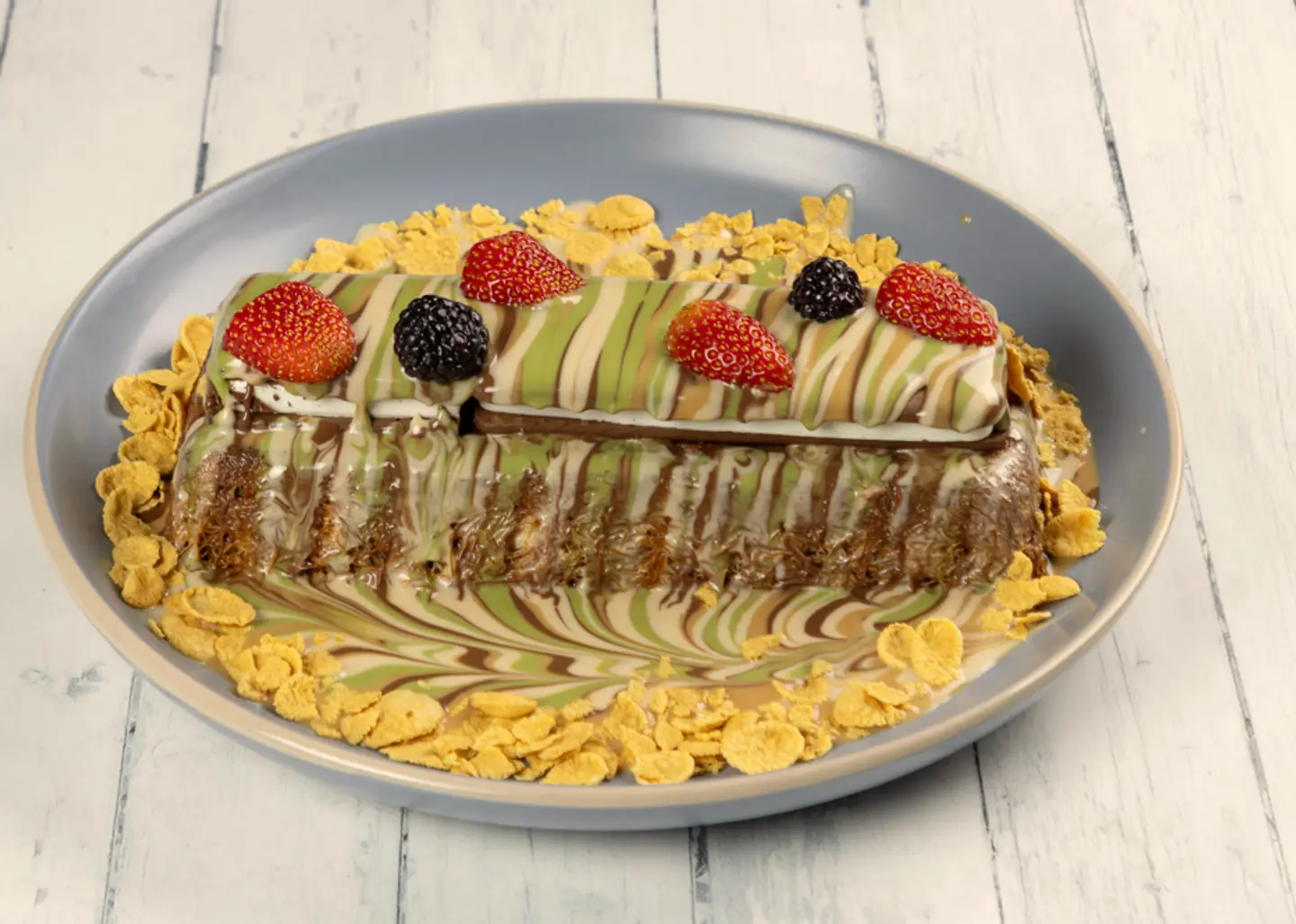 كنافة جيلاتو ايس كريم - مستطيل صغير