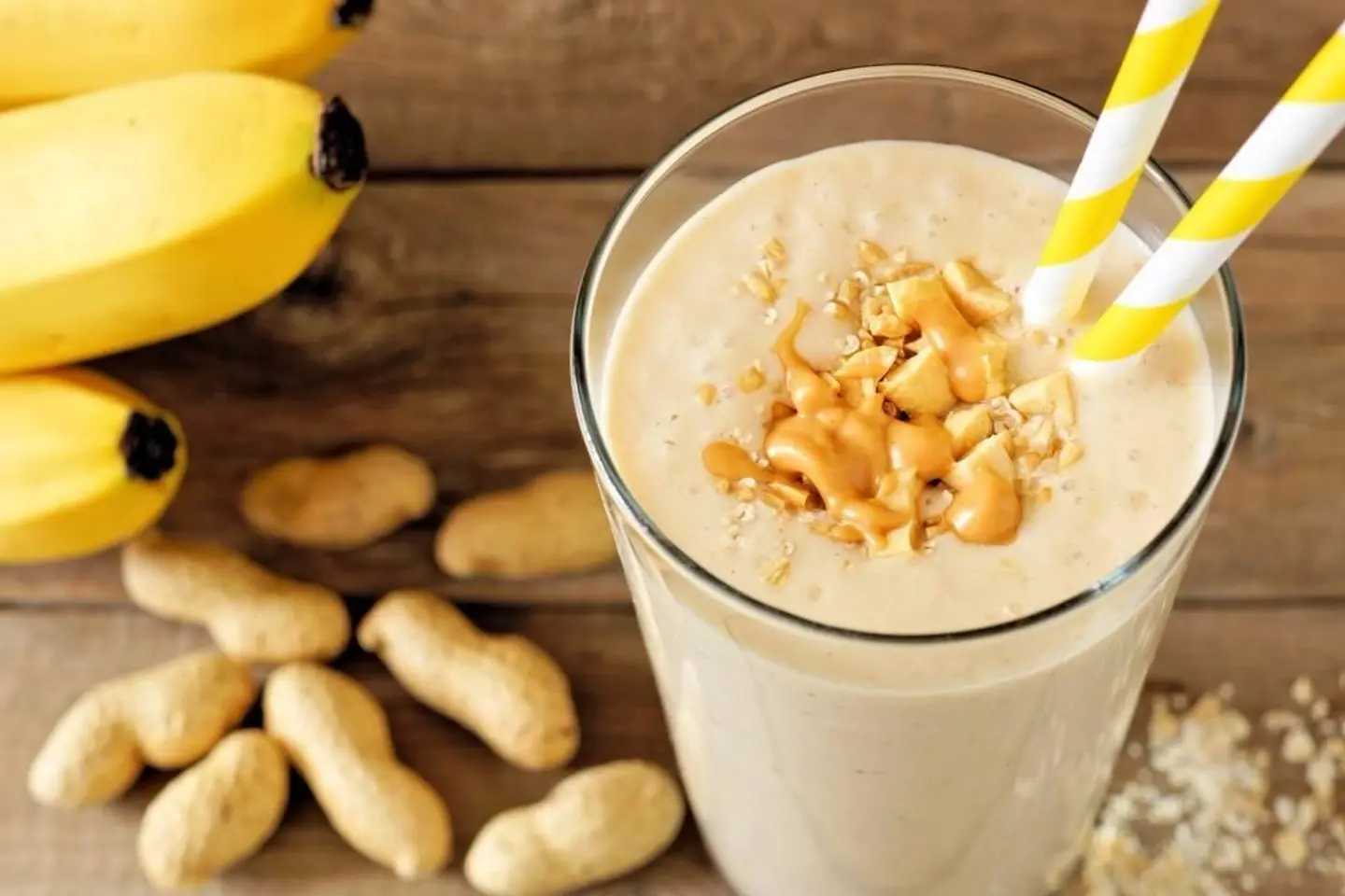 Banana Milk With Nuts - Small Glass