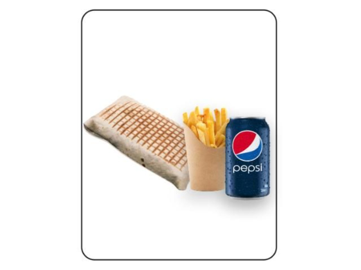 Chicken Tortilla Burger Wrap - Sandwich