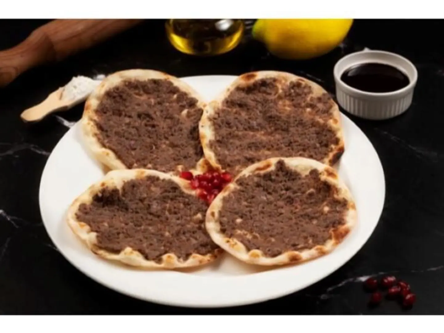Lahm With Pomegranate Molasses Dough - For One Person