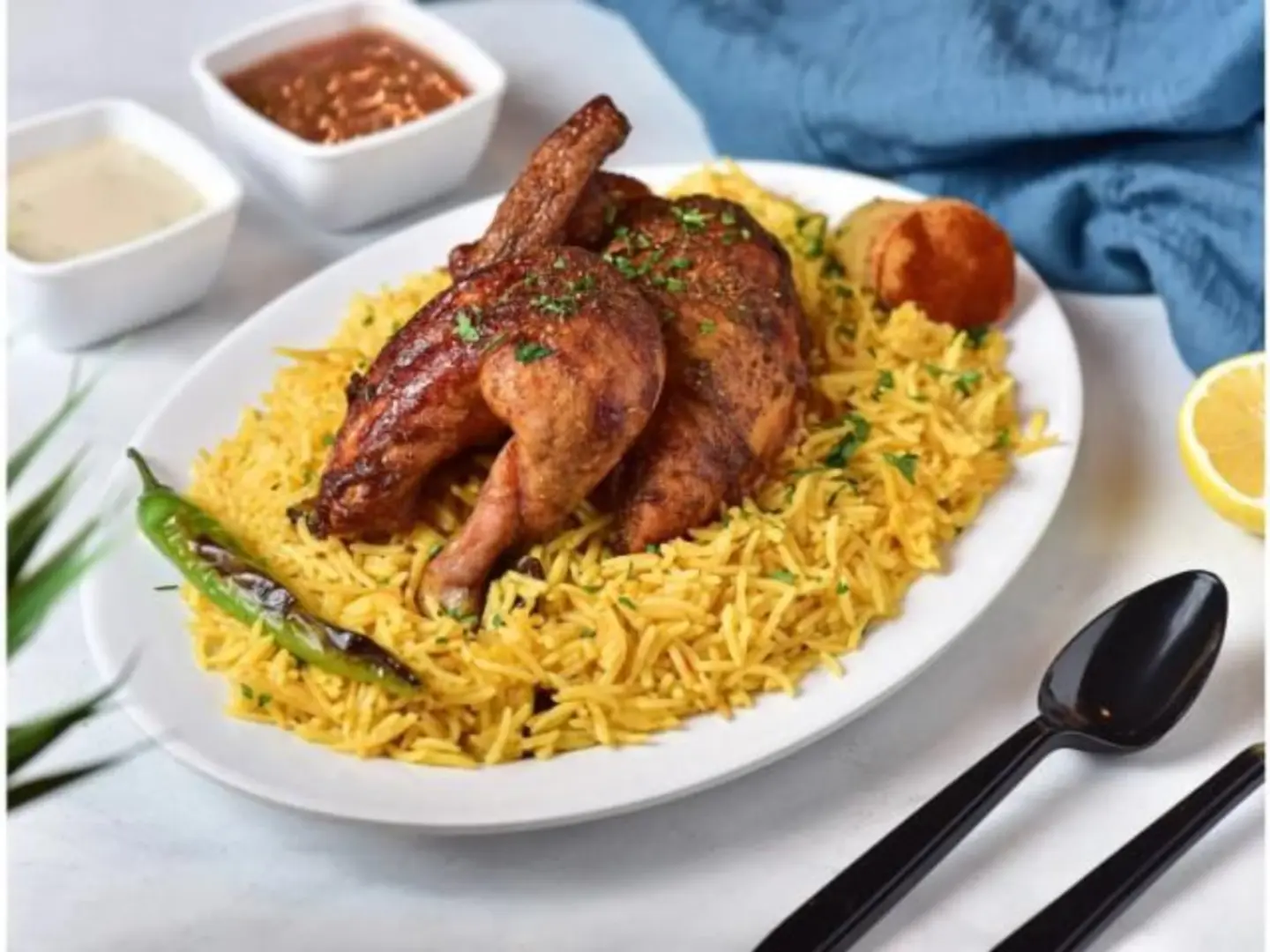 دجاج شواية - ربع دجاجة