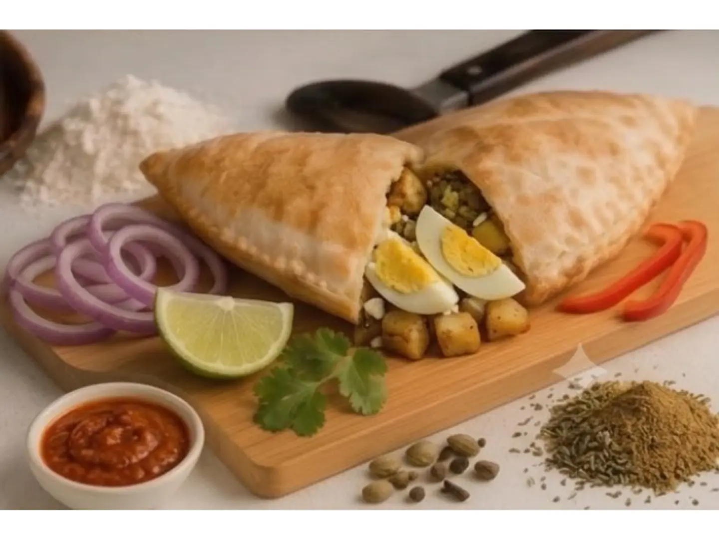 Falafel And Egg Pie - Medium