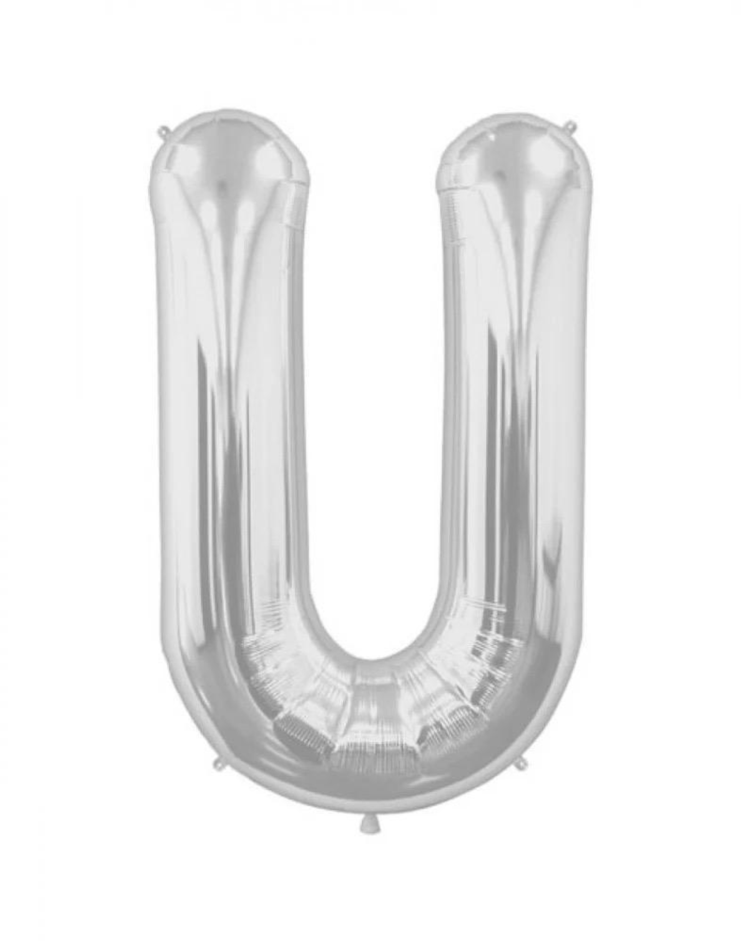 Balloon With The Letter U - Silver