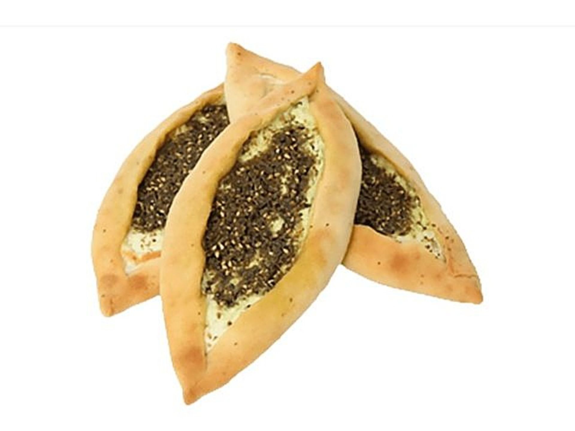 فطيرة لبنة مع الزعتر - وسط