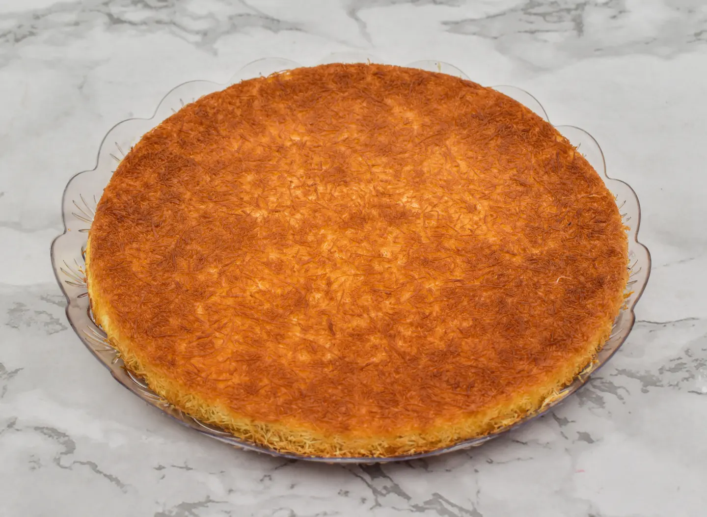 كنافة قشطة - وسط