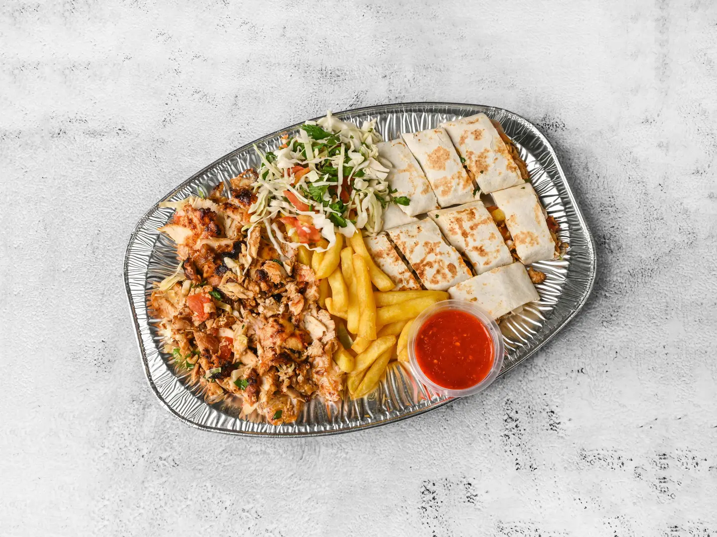 شاورما صحن عربي - صغير