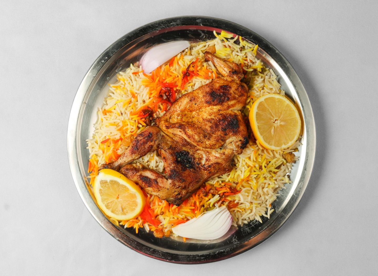 دجاج مظبي - نص حبة دجاج بدون ارز
