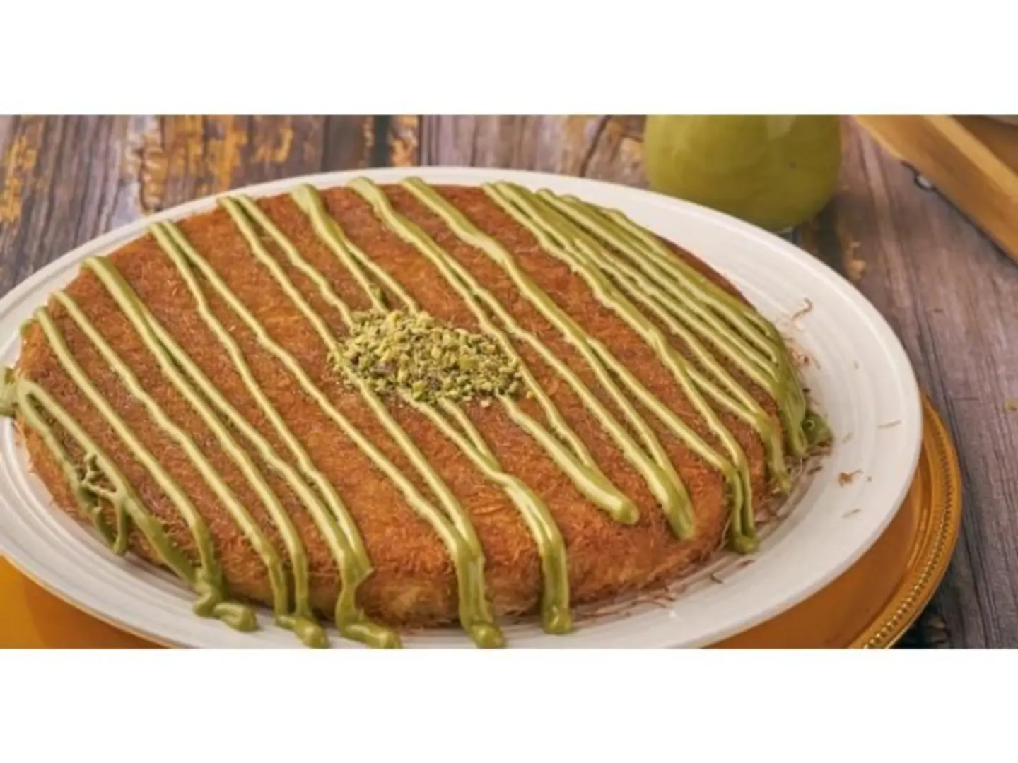 Kunafah With Pistachio And Cream - Small