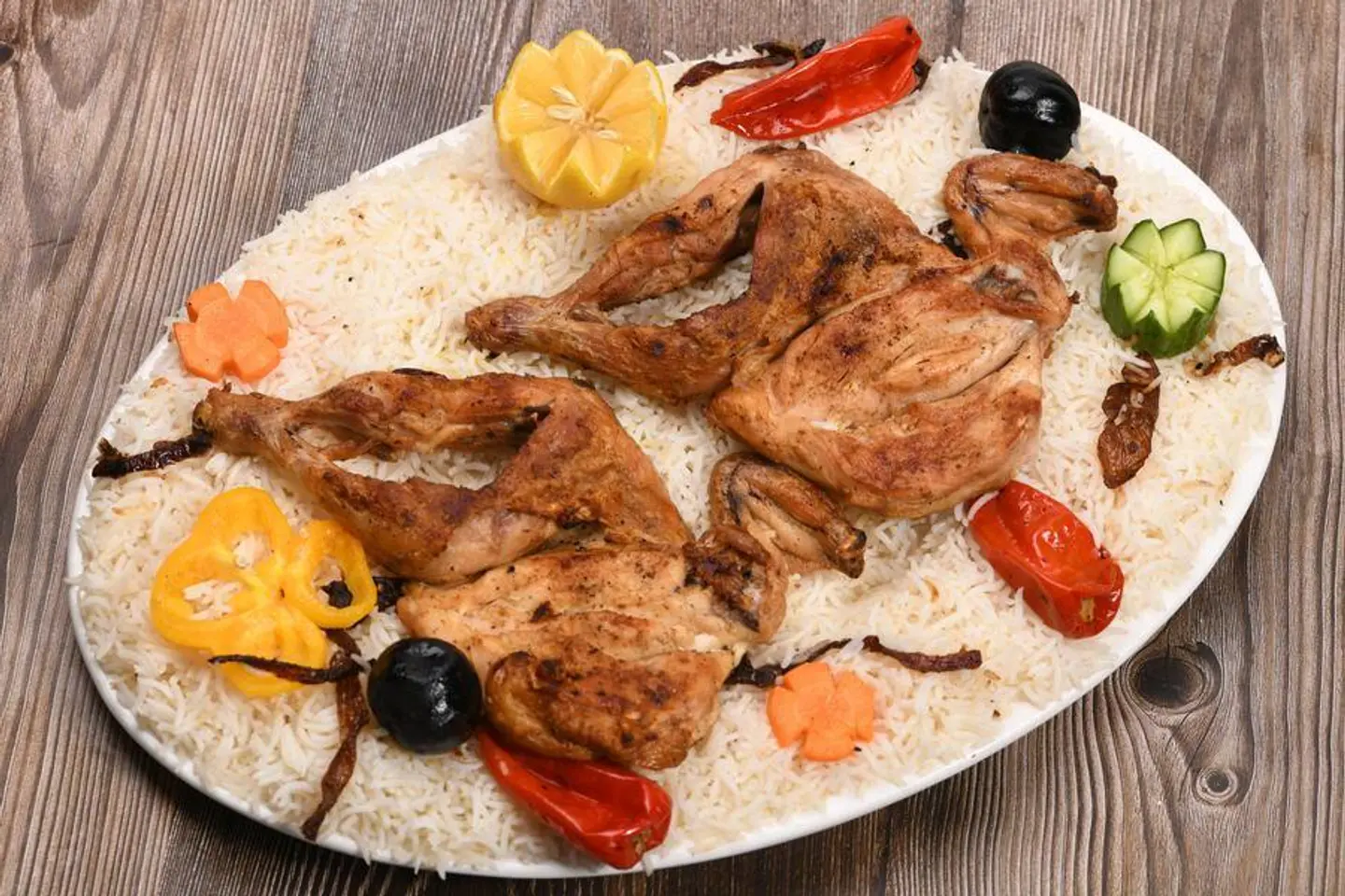 نصف دجاج مظبي - سادة