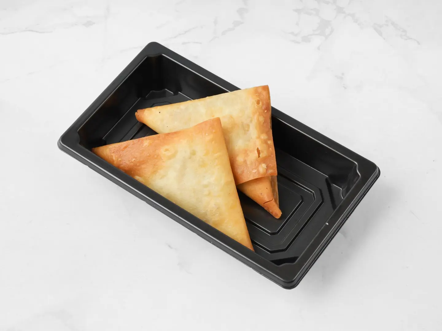 Triangle Cheddar Cheese Sambosa - Plate Of 10 Pieces