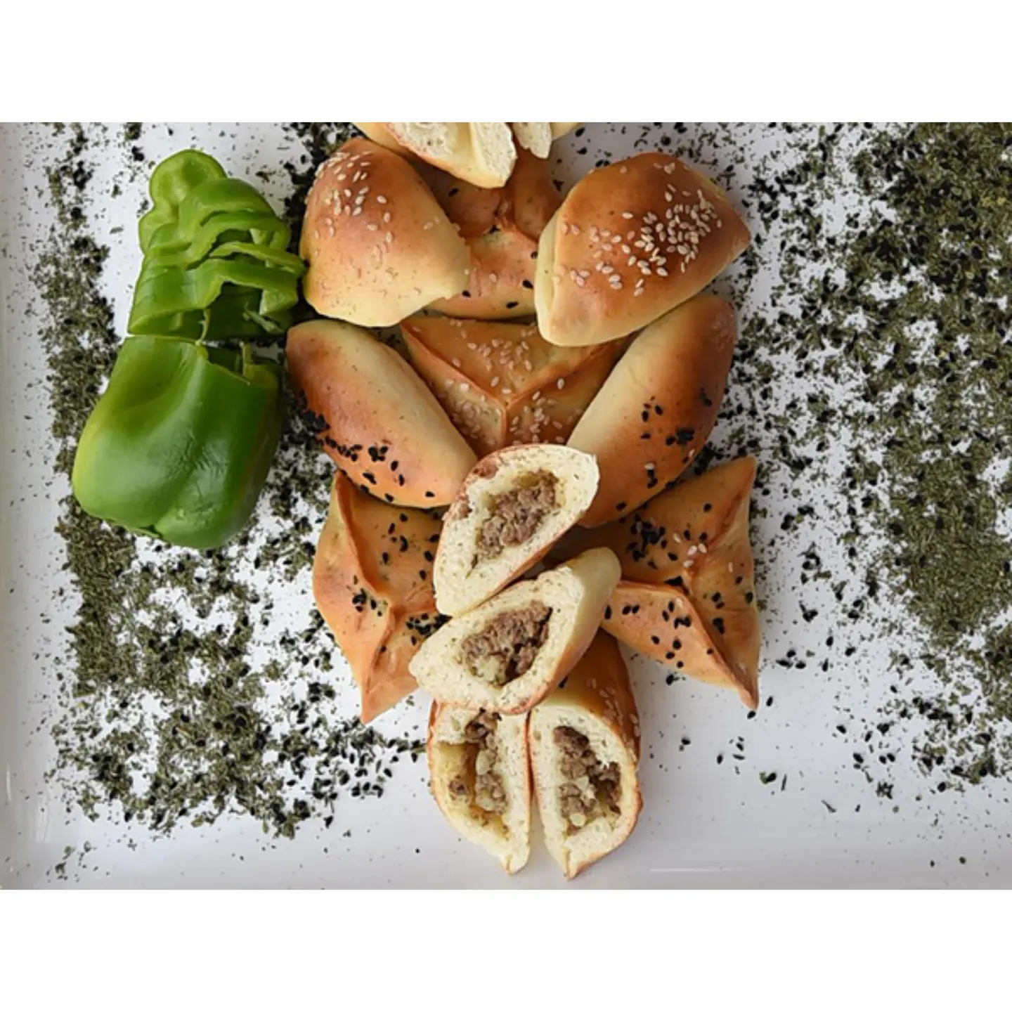 لبنة لحم - وسط