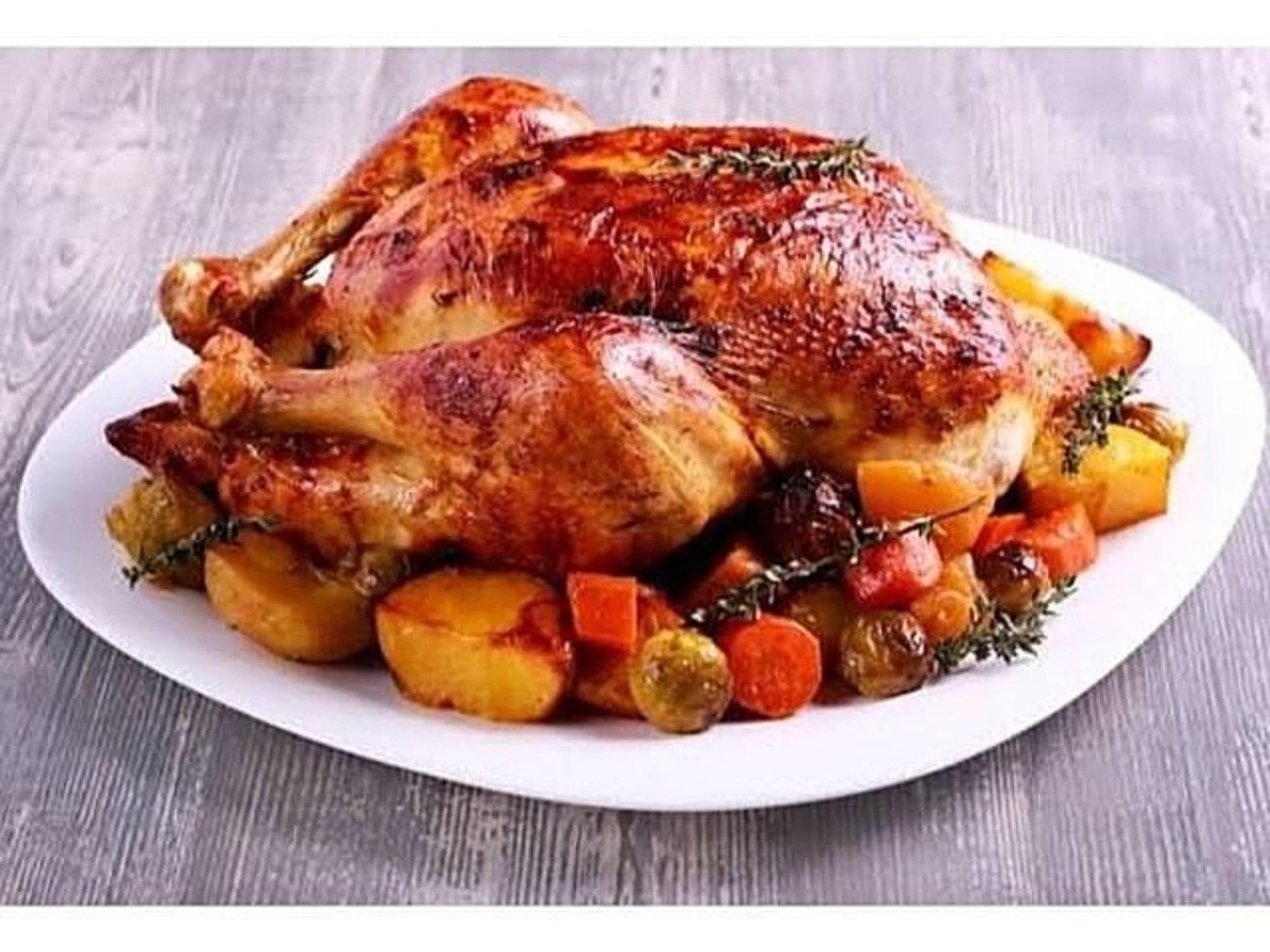 دجاج محمر بالفرن - ربع