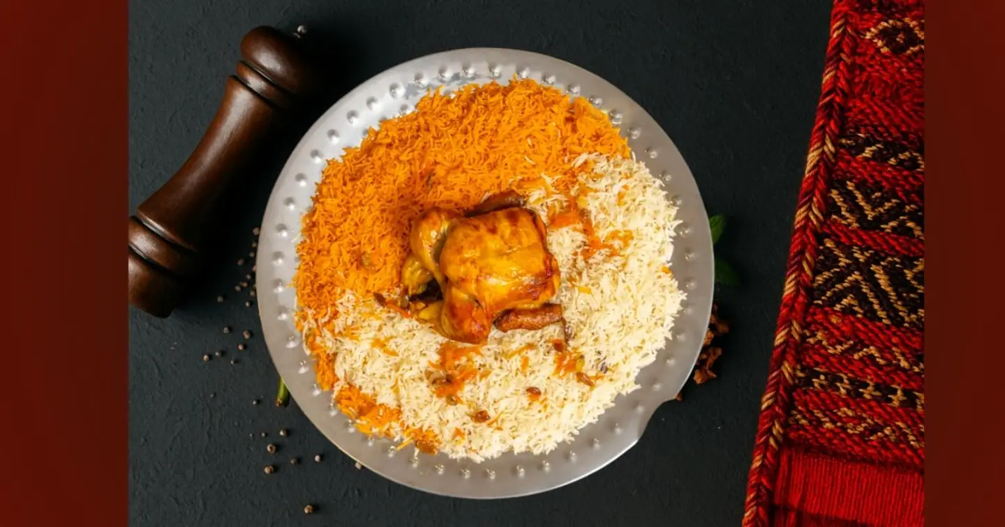 شواية مع رز - ربع حبه