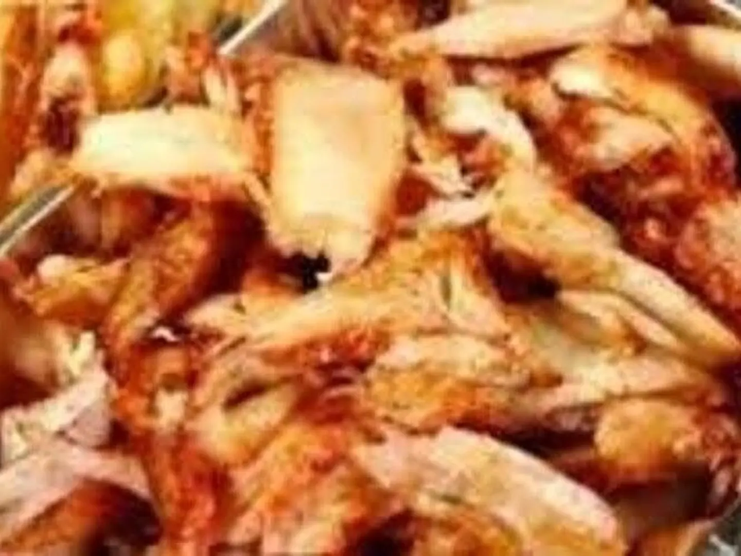 طبق شاورما شرحات اللذيذ - وسط