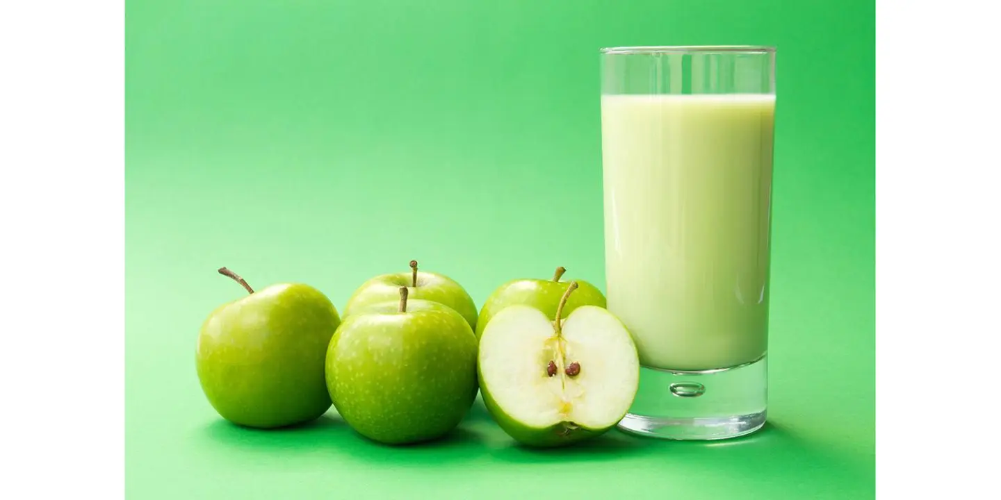 عصير تفاح اخضر - وسط