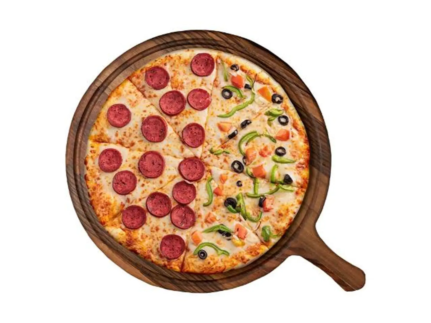 Vegetable Pepperoni Pizza - Medium