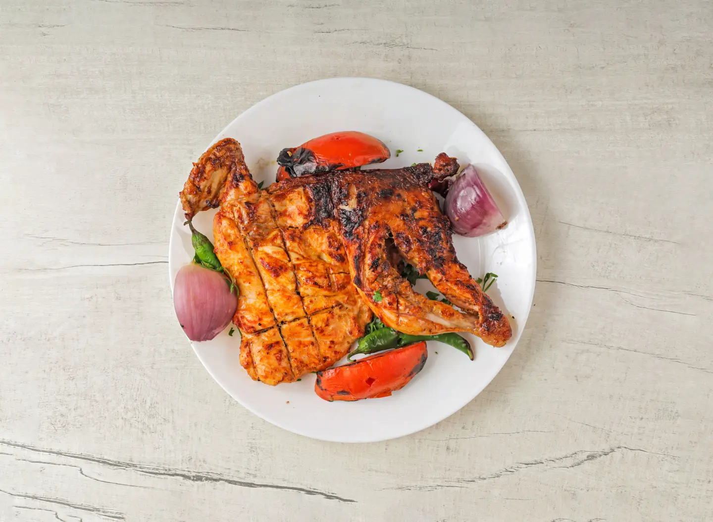 Charcoal Chicken Without Rice - Half Piece
