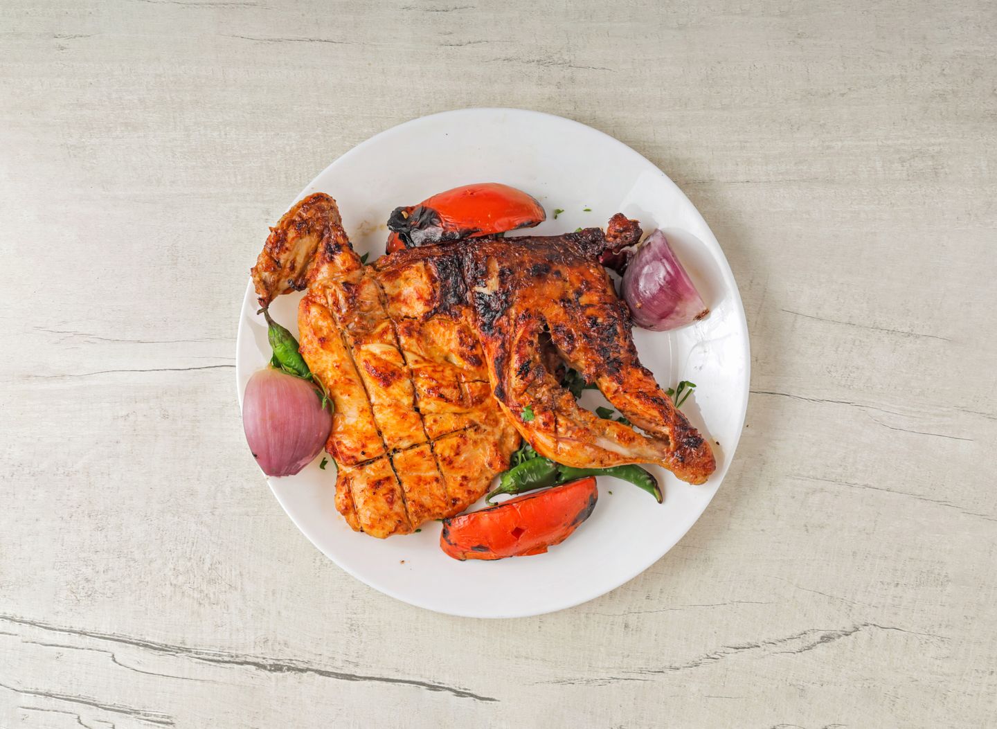 Charcoal Chicken Without Rice - Half Piece