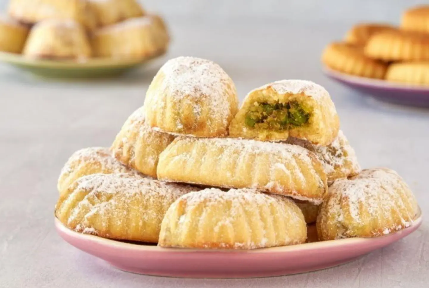 Pistachio Ma'amoul - Quarter Kilo