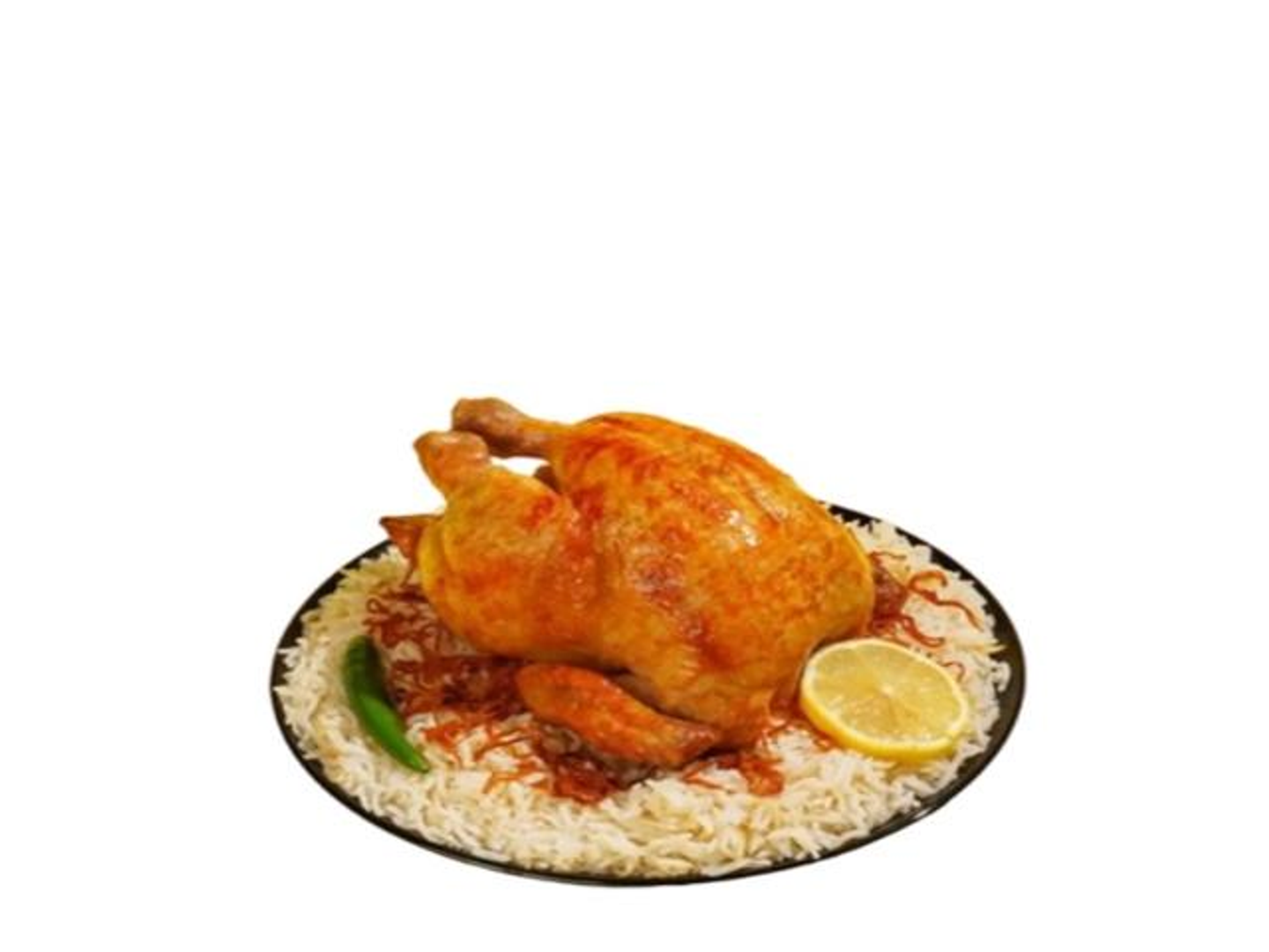دجاج شوايه - نص حبة دجاج