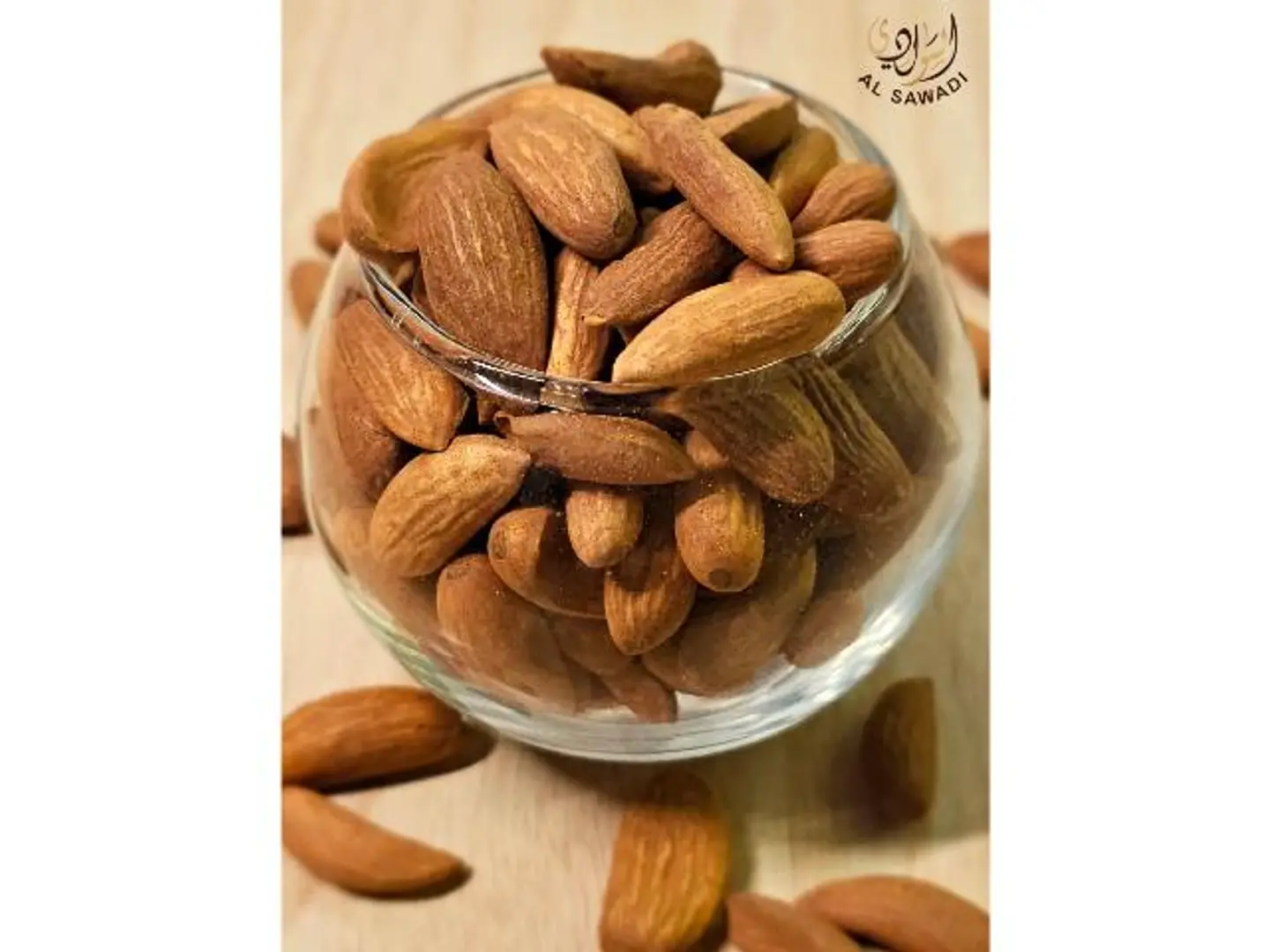 لوز افغاني حبة طويل محمص سادة - 500 جرام