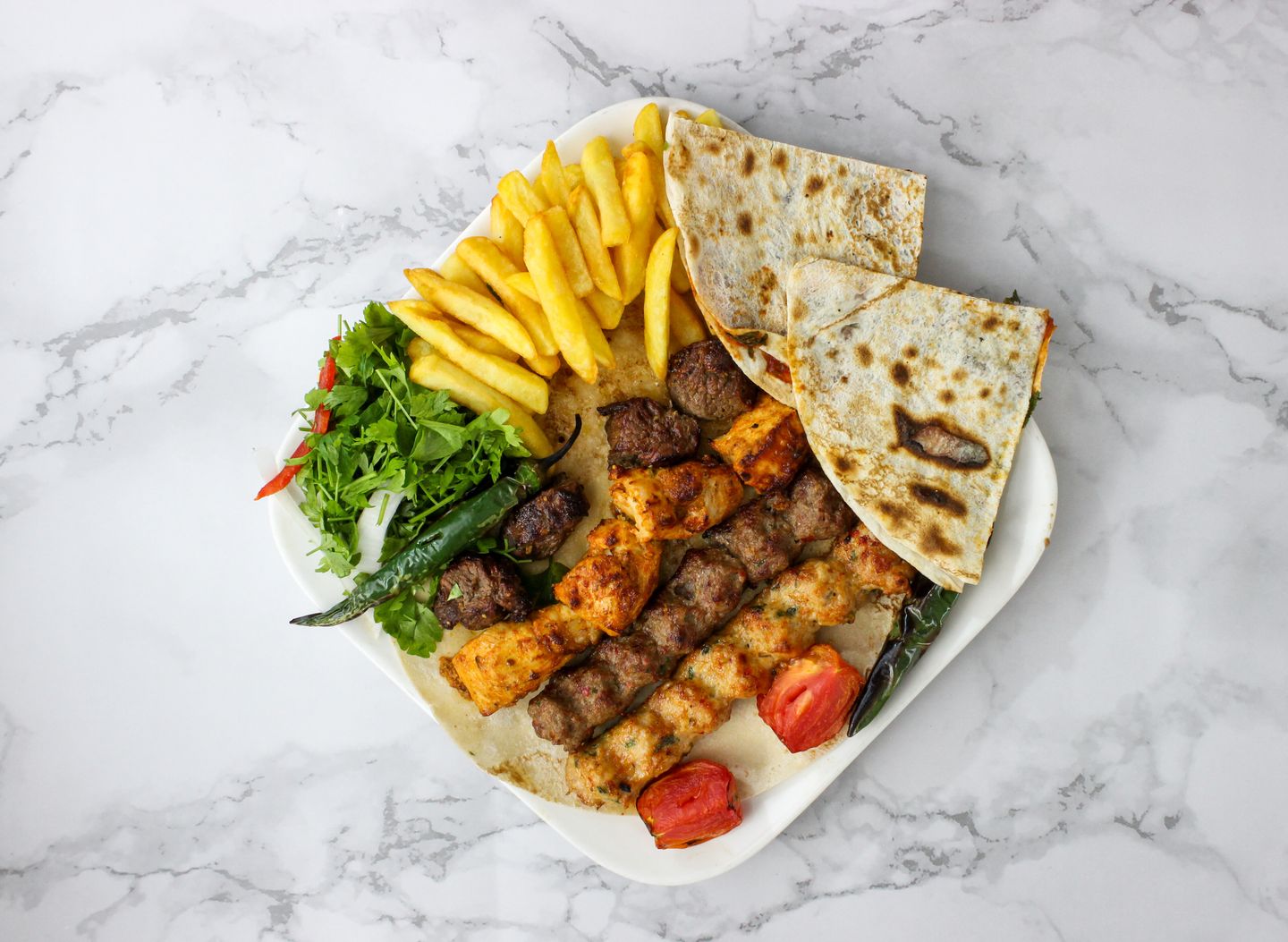 صحن مشكل - صغير