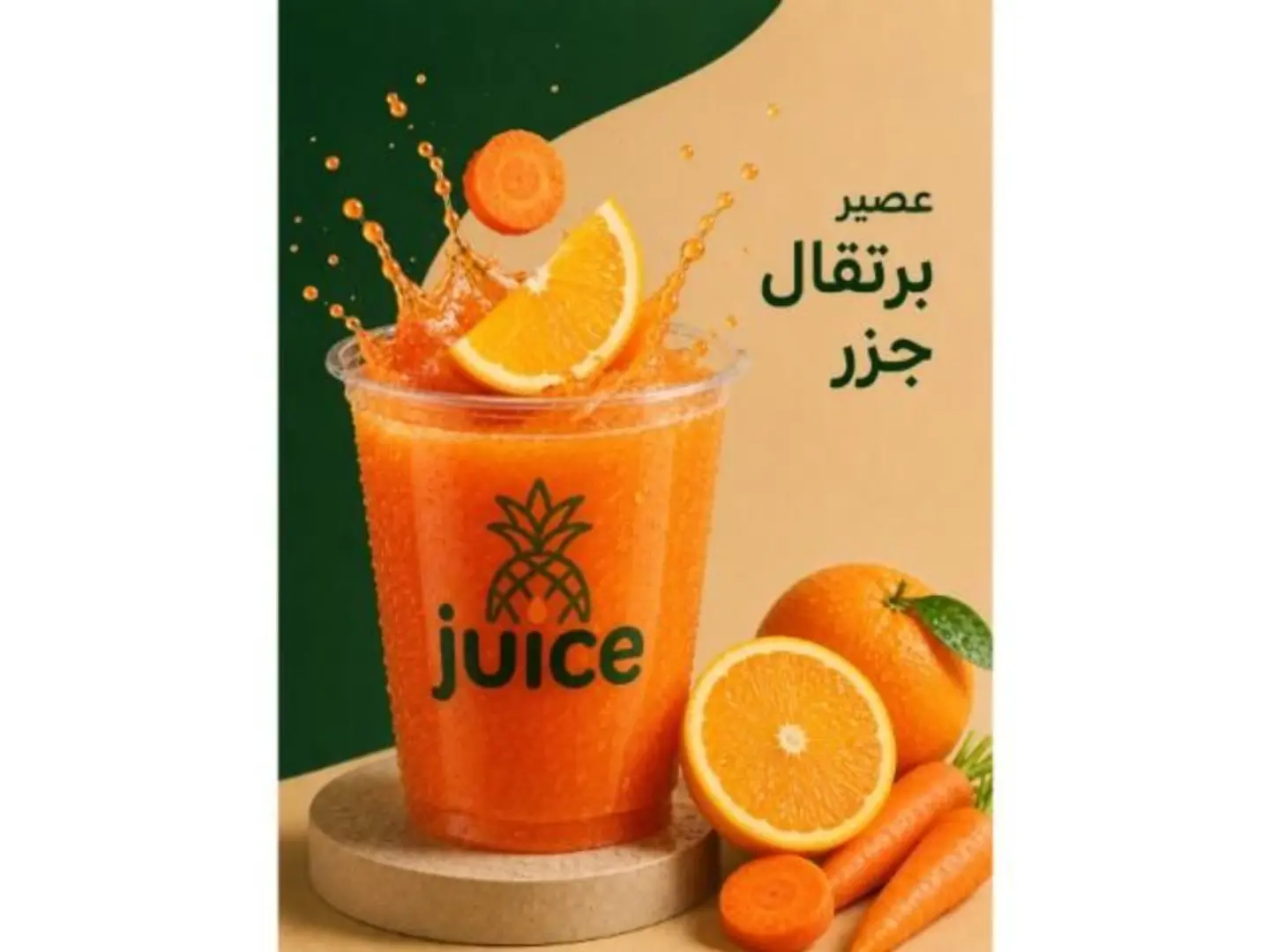 Orange Carrot - Medium Cup
