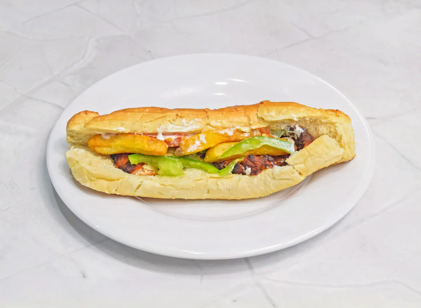 أصابع دجاج - خبز الصامولي