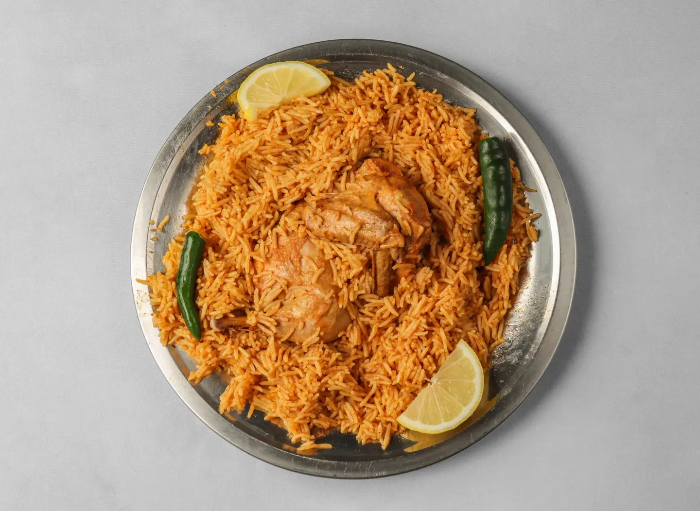 Madghot Chicken - Half Chicken With Rice