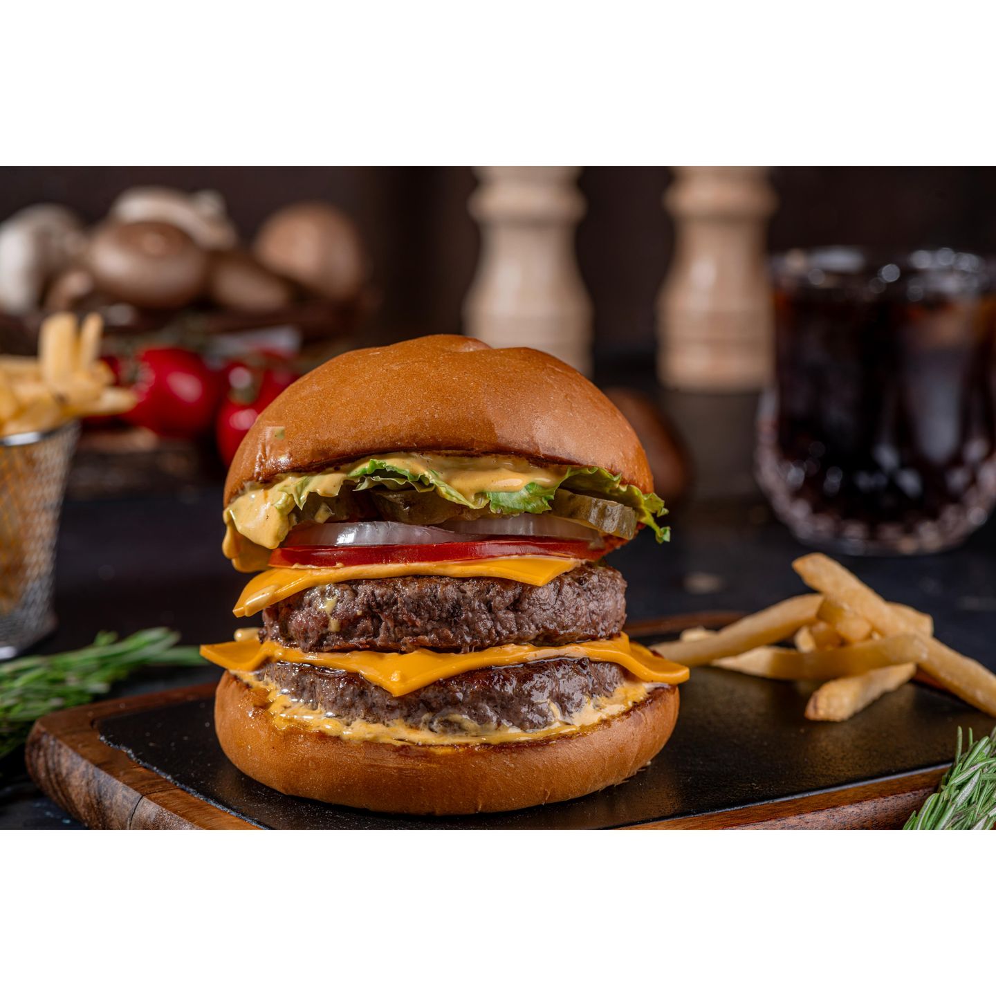 Double Cheese Burger - Sandwich