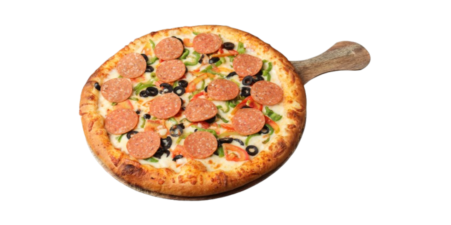 Pepperoni Pizza With Vegetables - Large