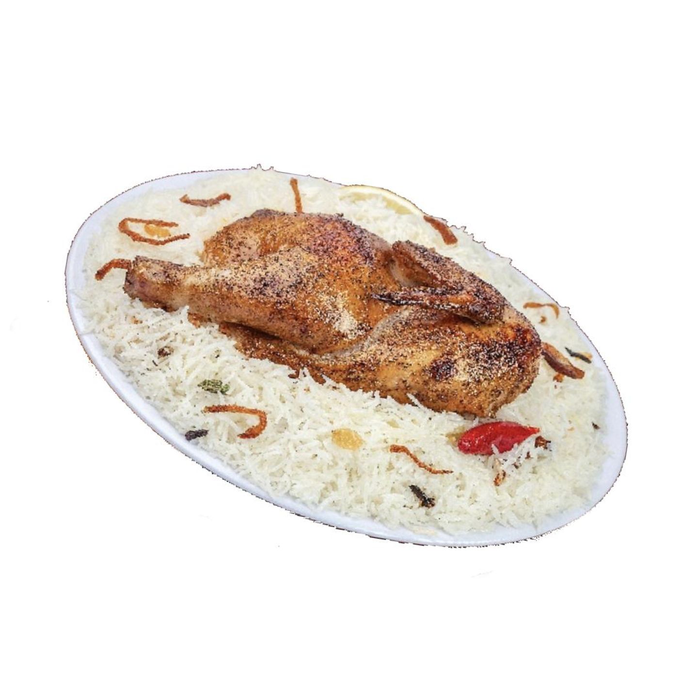 Half Spicy Grilled - Hadrami Rice