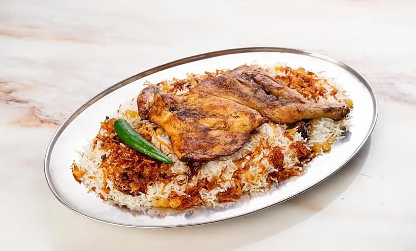دجاج مظبي - نص دجاج مظبي سادة بدون رز