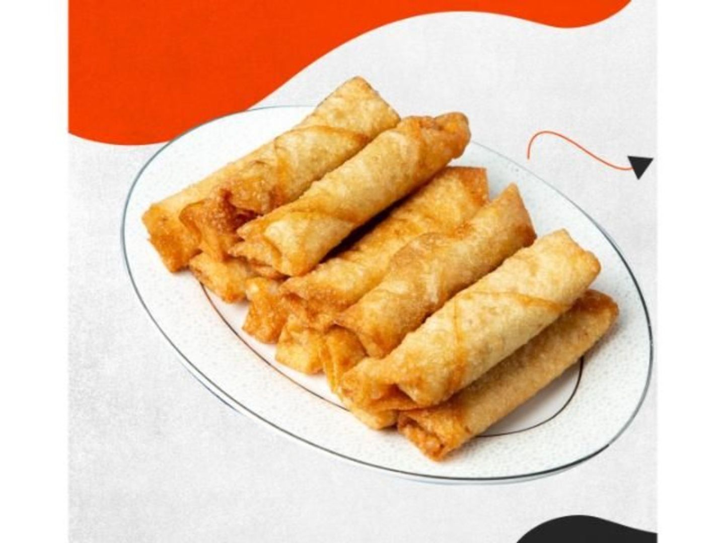 Vegetable Spring Roll - 6 Pieces