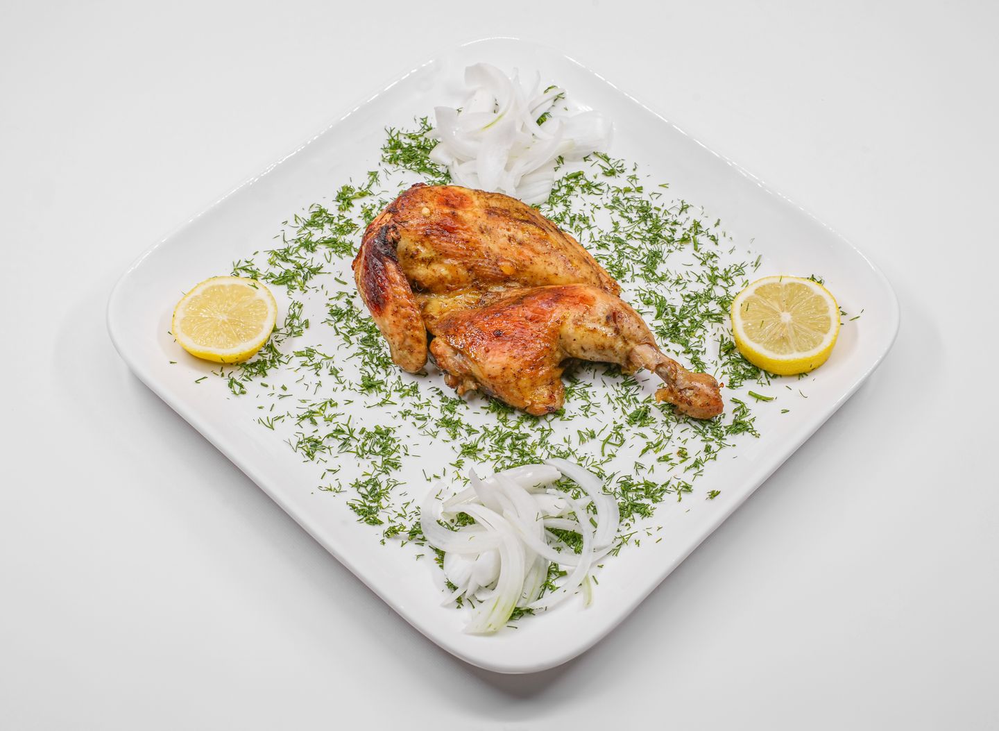 دجاج سادة  - نص حبة دجاج