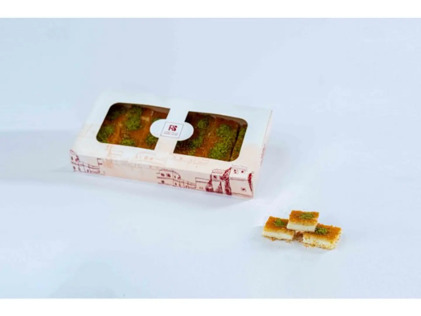 كنافة ناعمة بالقشطة - نصف كيلو