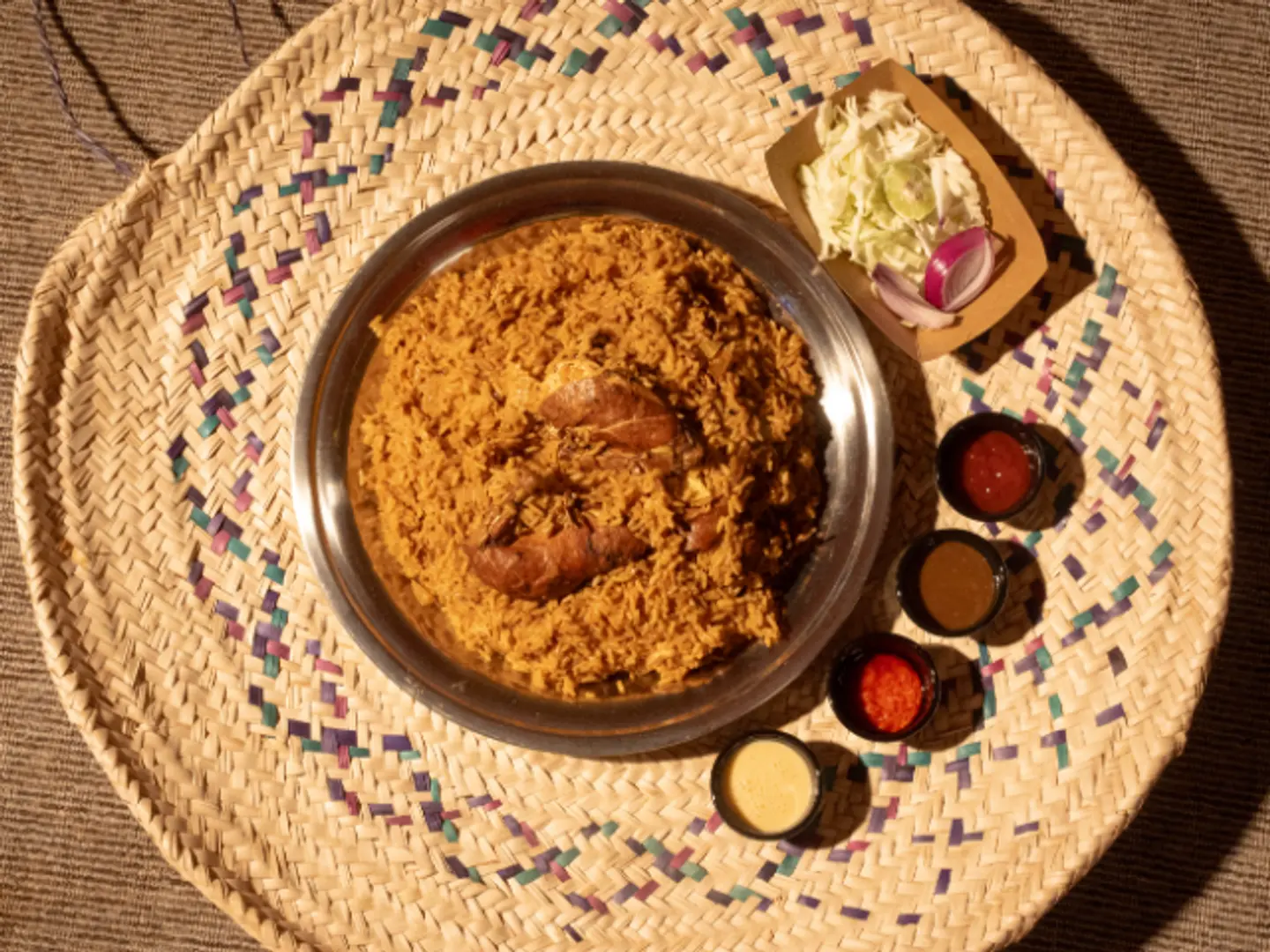 الكبسة - نص حبة دجاج