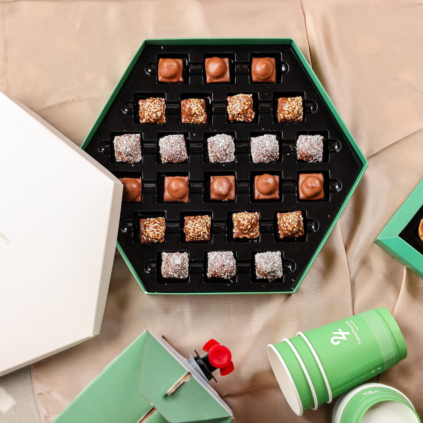 Mini Brownies Bites Box - 12 Pieces