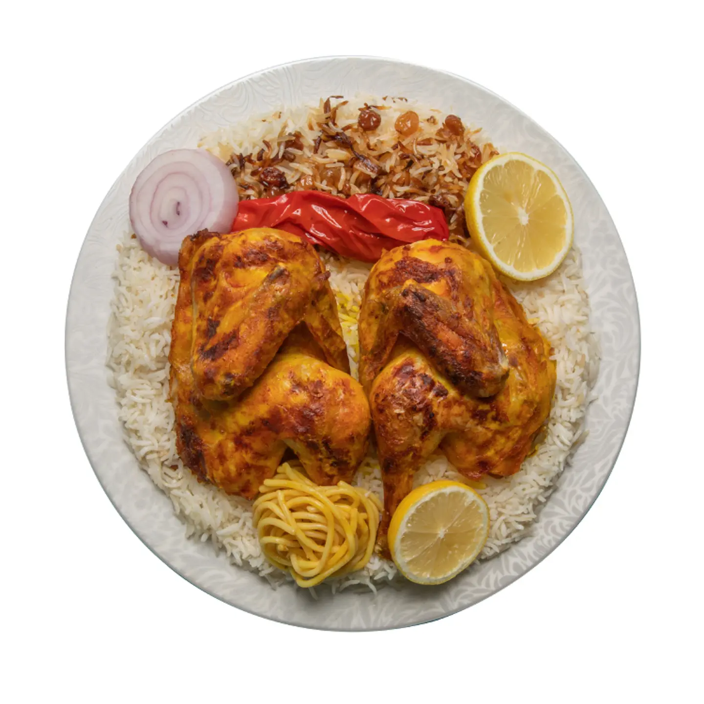 دجاج شواية - نص حبة دجاج